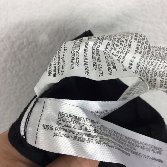 Zara Black Faux Leather High Waist Skinny Ankle Zip Leggings Small - Picture 6 of 14